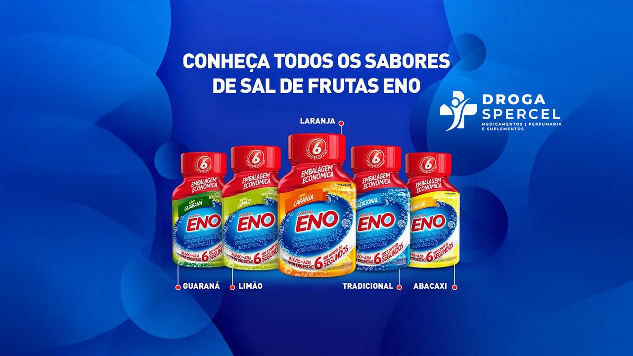Conheca todos os sabores de Sal de Frutas Eno
