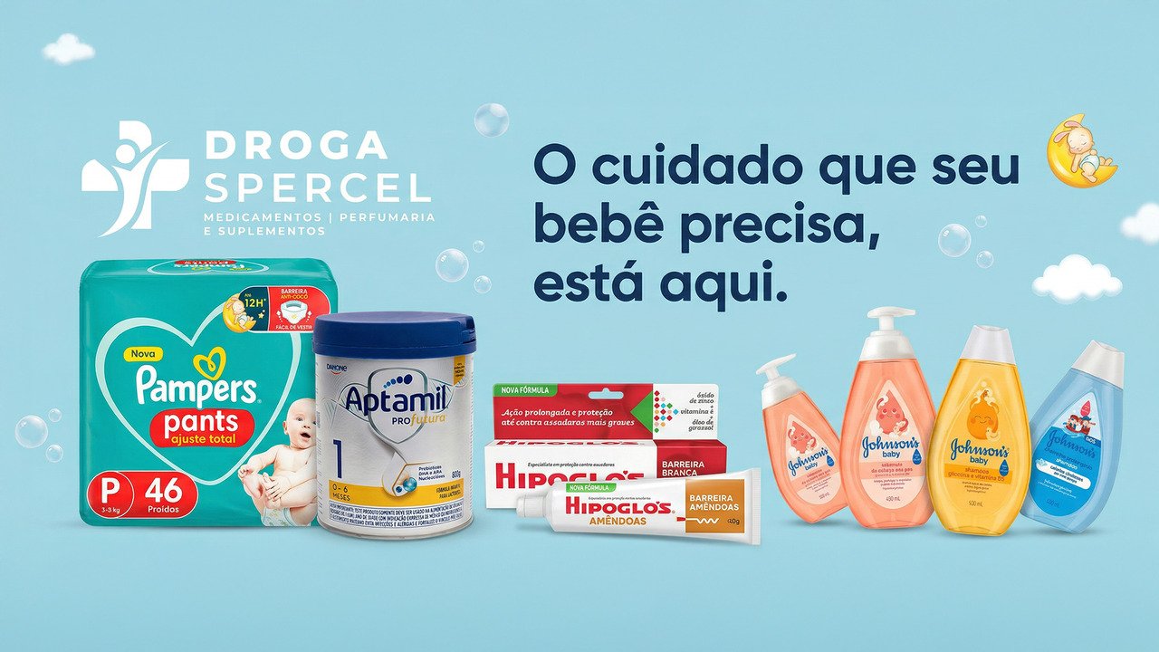 O cuidado que seu bebe precisa, esta aqui